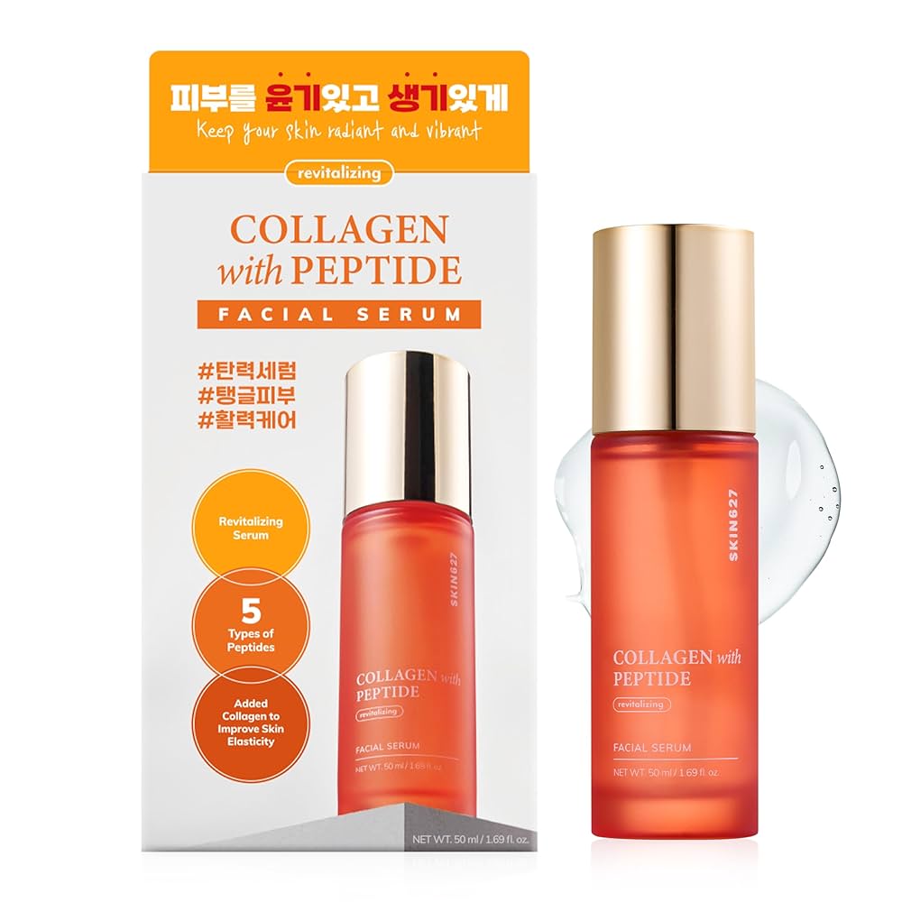 SKIN627 COLLAGEN with PEPTIDE Facial Care Set, 3 x 22 ml + 50 g + 50 ml - Image 2