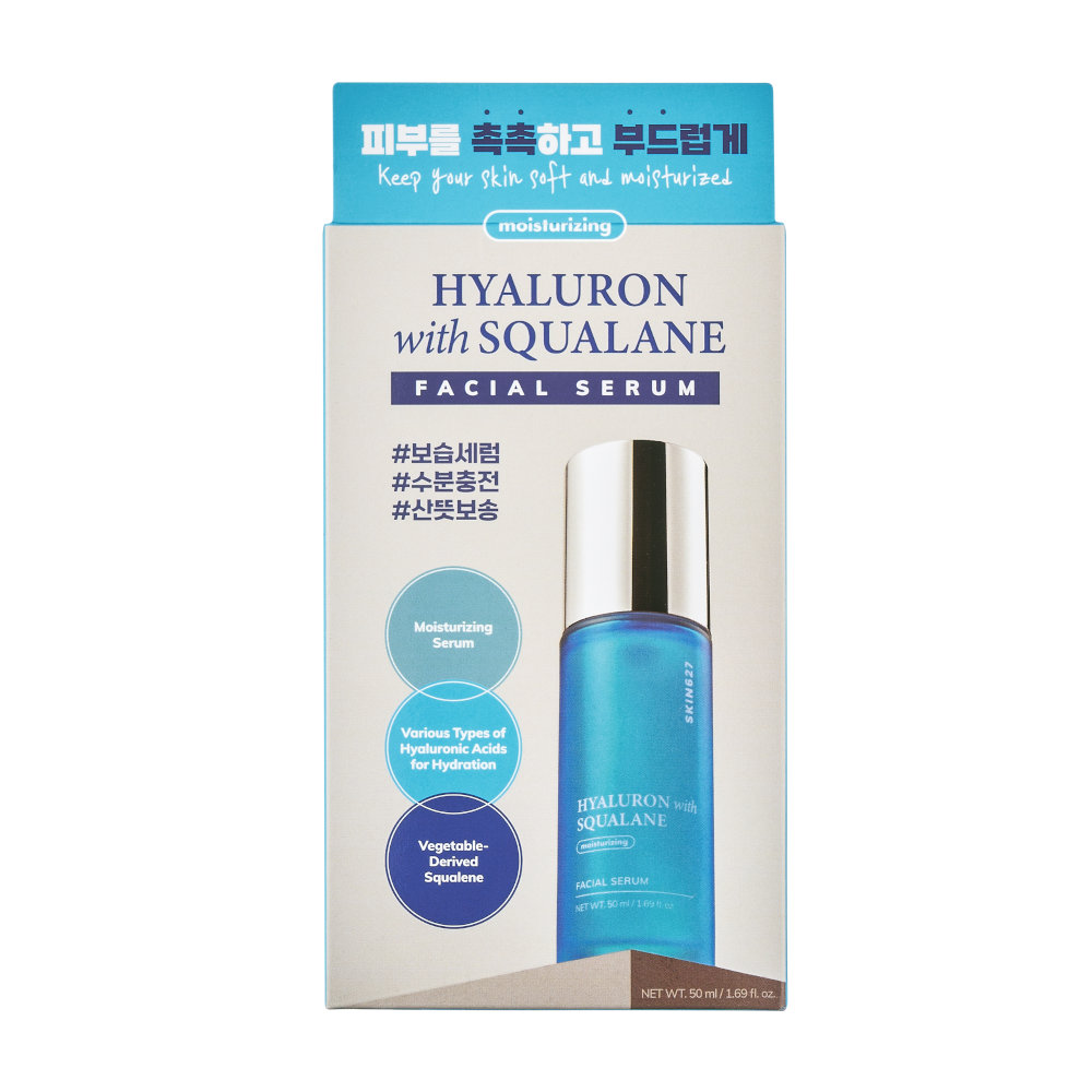 SKIN627 Hyaluron with Squalane Facial Care Set, 3 x 22 ml + 50 g + 50 ml - Image 3