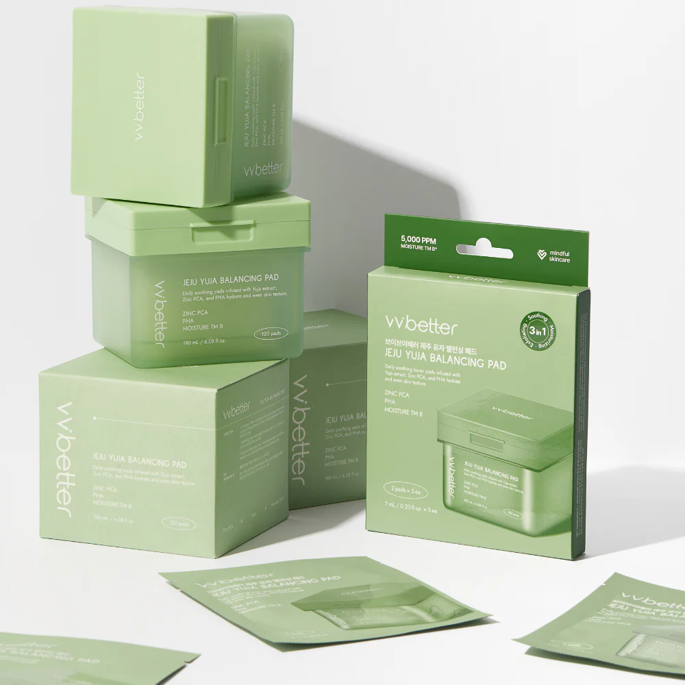 VV Better Jeju Yuja Balancing Pad 180ml, 120pads - Image 3